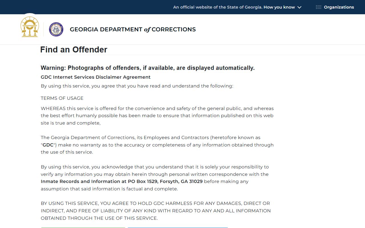 GDC offender query