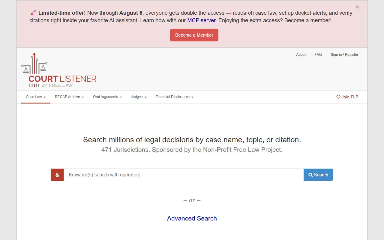 Miller County Superior Court CourtListener legal research comparison